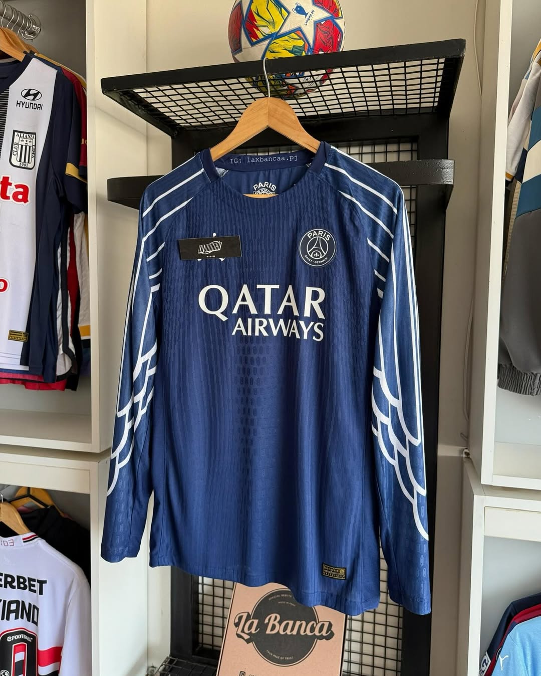 PSG 4ta Equipacion 2025 Manga Larga Version Jugador