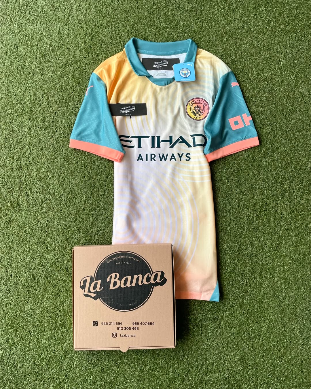 Man. City 4ta Equipacion Version Jugador Oasis