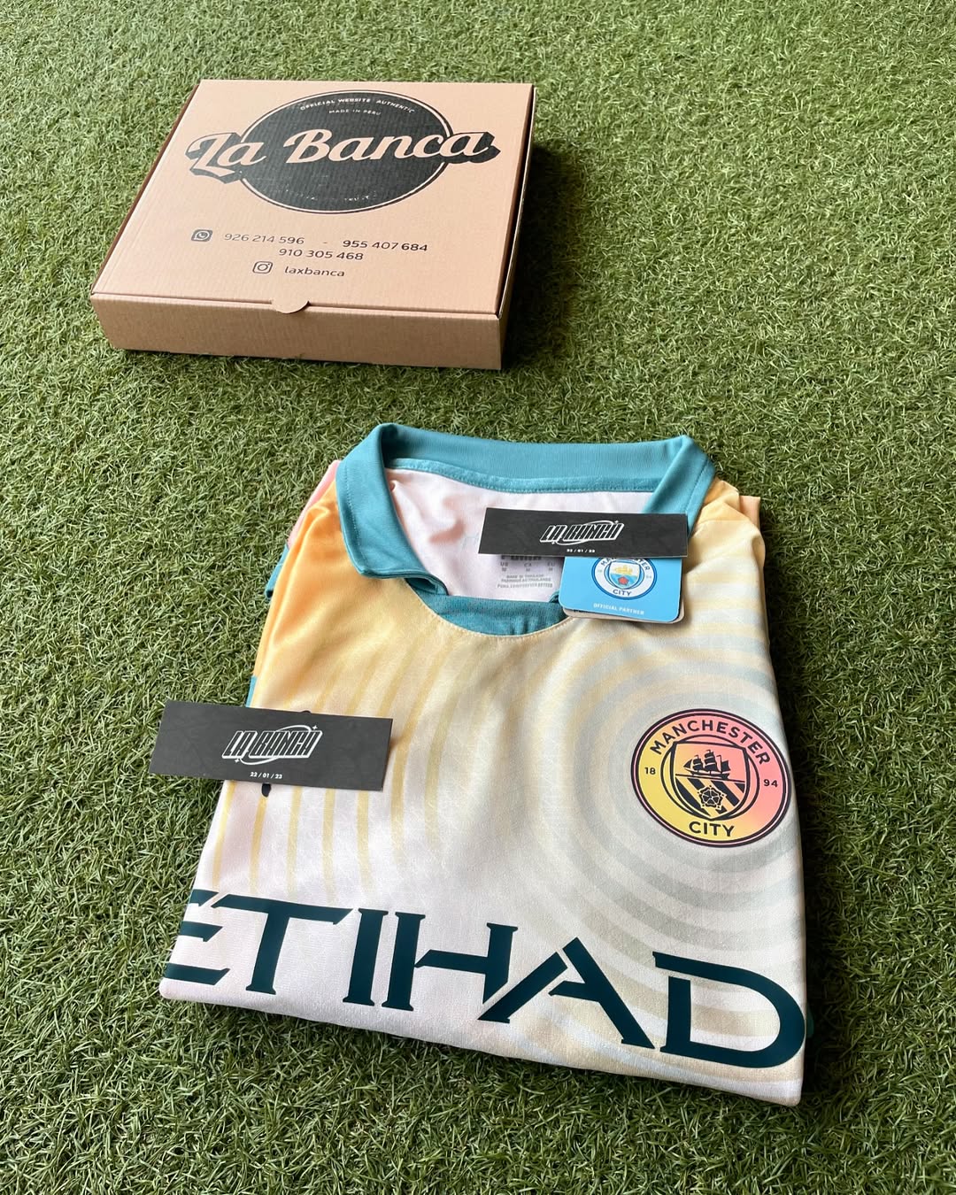 Man. City 4ta Equipacion Version Jugador Oasis