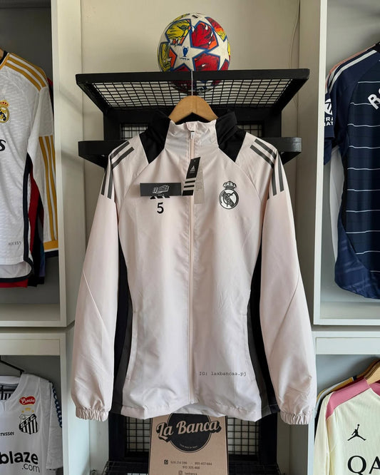 Cortavientos Real Madrid 2025 Calidad Plus ⭐