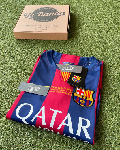 Barcelona Local 14-15 Manga Corta Version Fan 2015