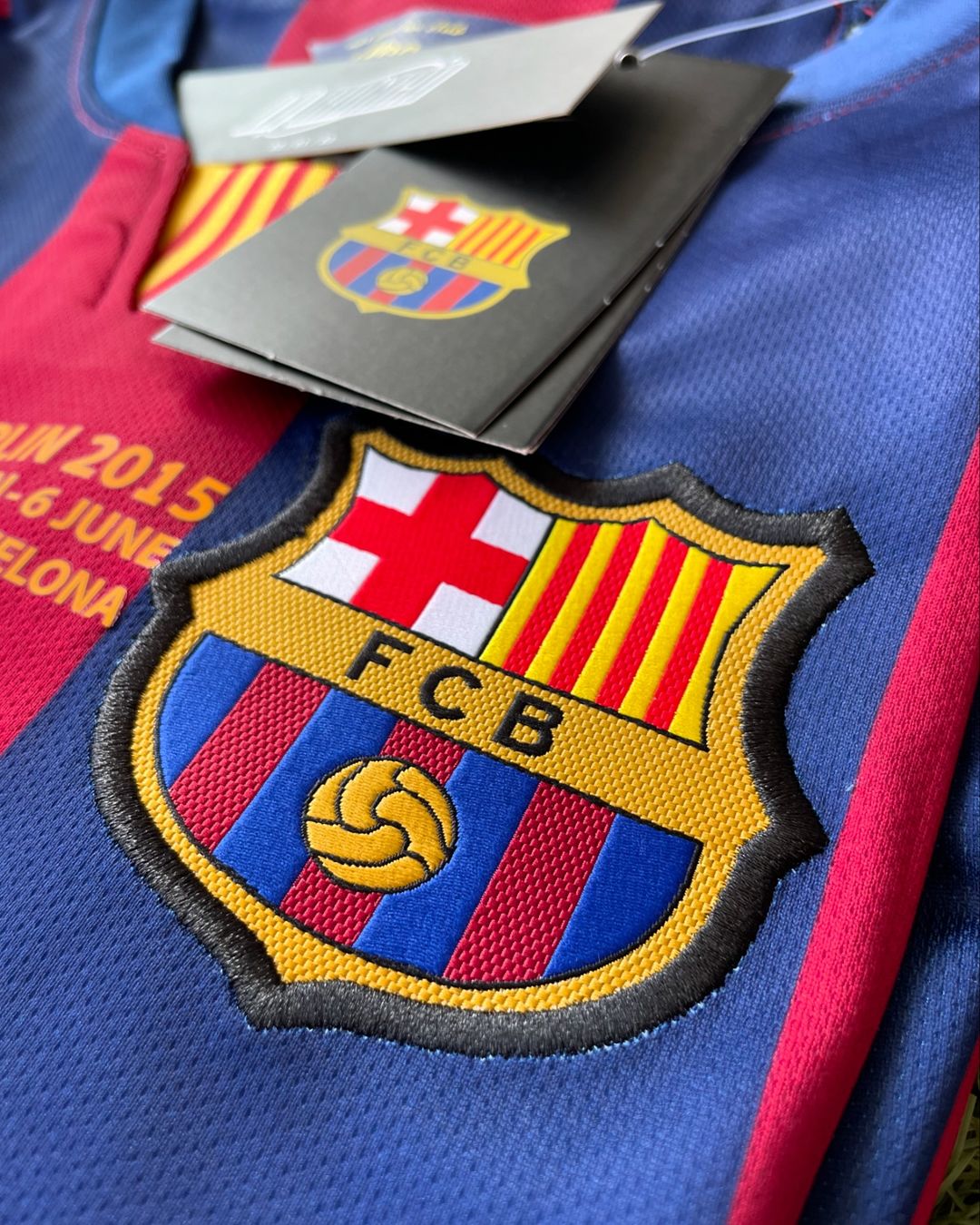 Barcelona Local 14-15 Manga Corta Version Fan 2015