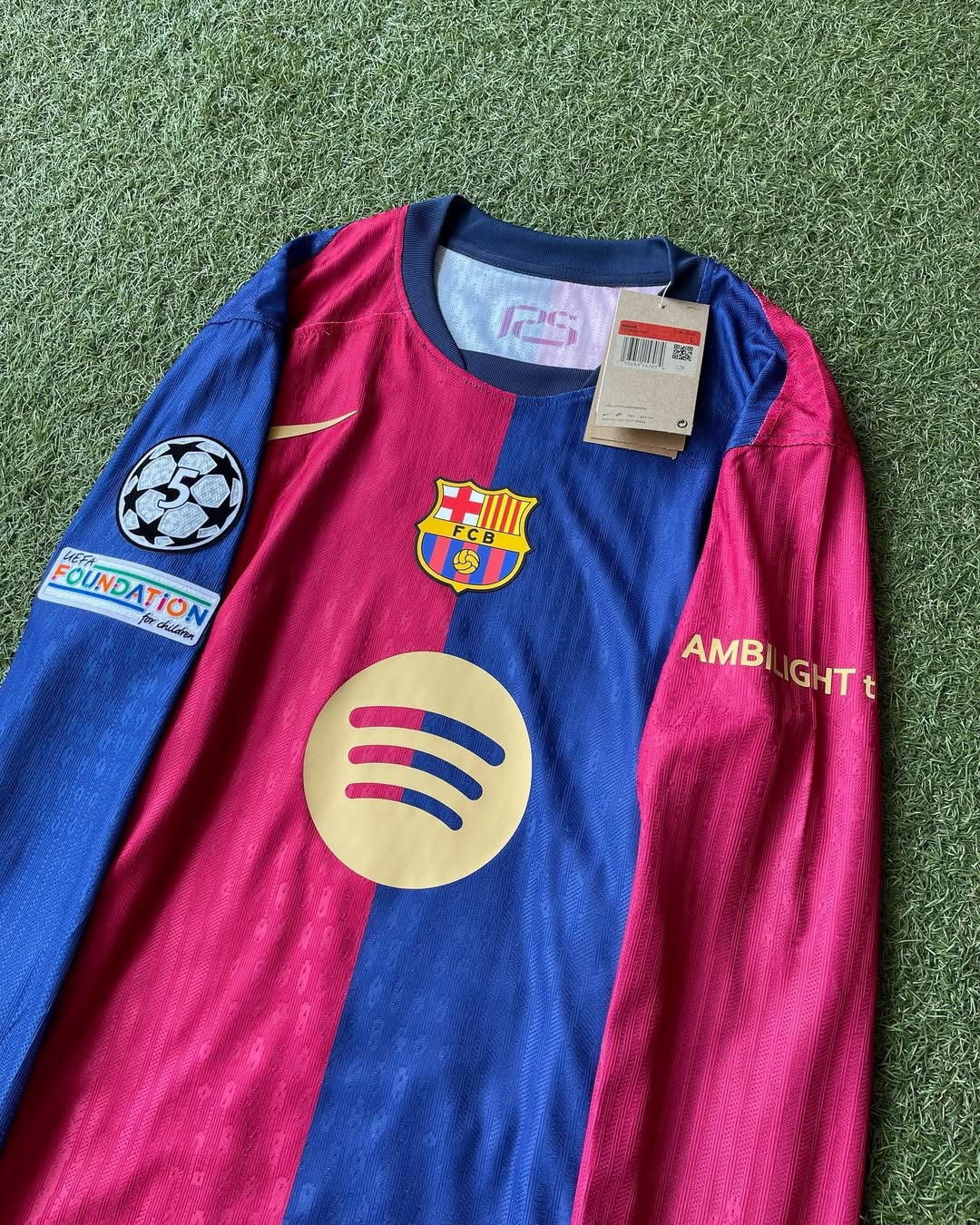 Barcelona Local 2025 Manga Larga Version Jugador