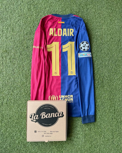 Barcelona Local 2025 Manga Larga Version Jugador