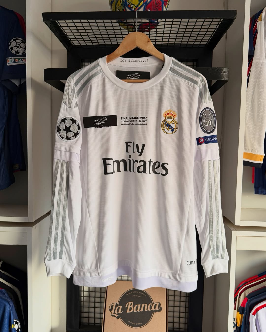 Madrid Local 2016 Manga Larga