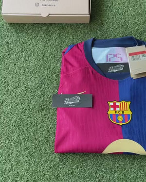 Barcelona Local 2025 Manga Larga Version Jugador